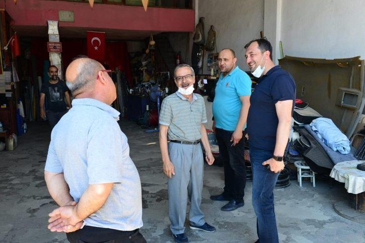 Başkan Yüksel sanayi esnafını dinledi G3