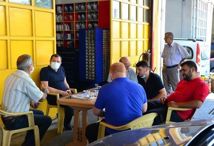 Başkan Yüksel sanayi esnafını dinledi G4