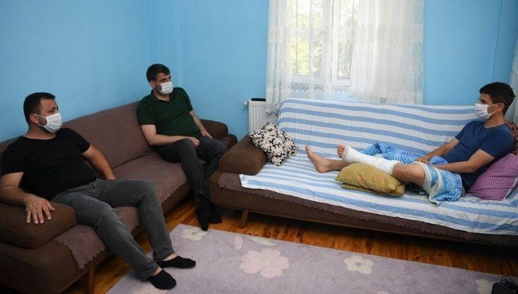 Başkan Kocaman’dan, Tel Abyad gazisine ziyaret G1