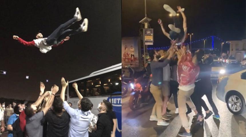 Bakan Koca da a&ccedil;ıklama yapmıştı! İstanbul'da dehşete d&uuml;ş&uuml;ren asker uğurlama g&ouml;r&uuml;nt&uuml;leri