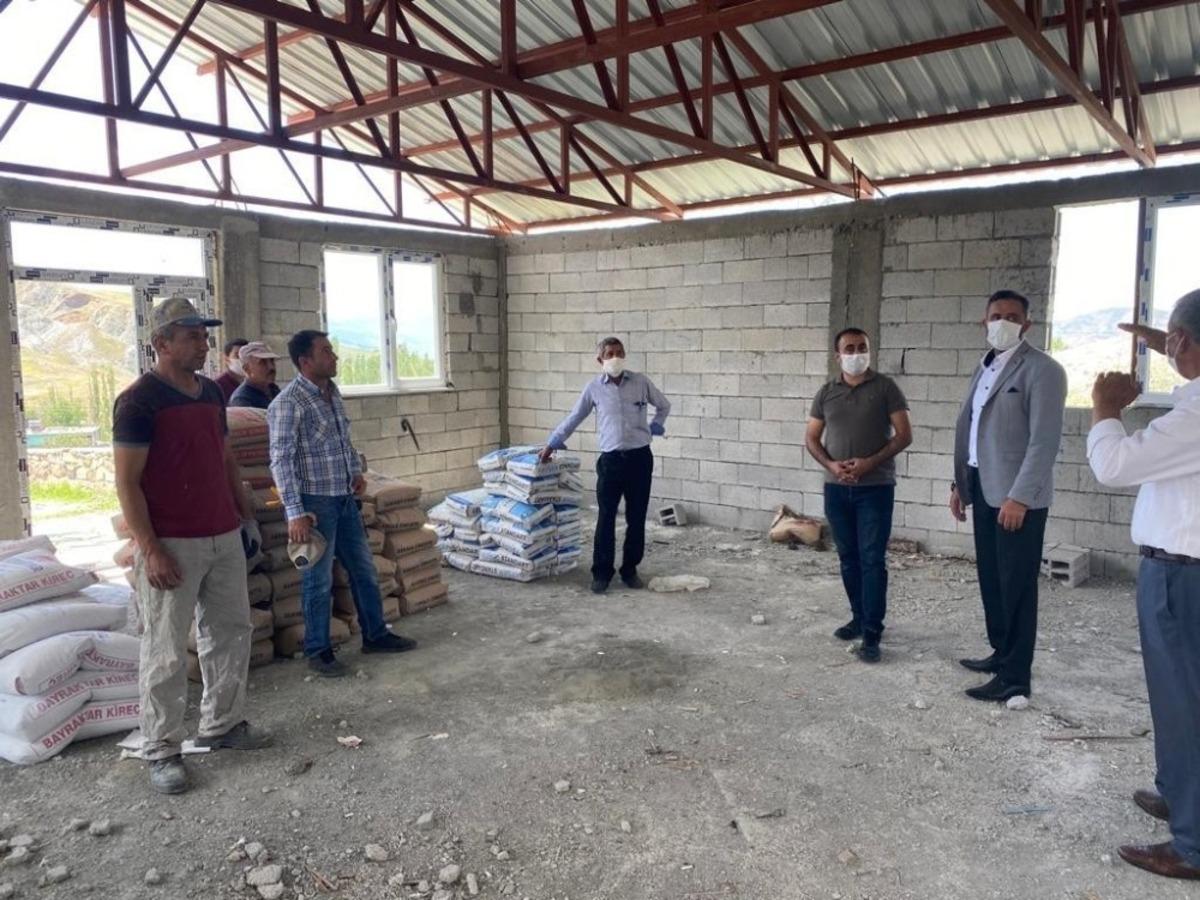 K&ouml;m&uuml;rl&uuml; İlkokuluna yeni yemekhane yapılıyor