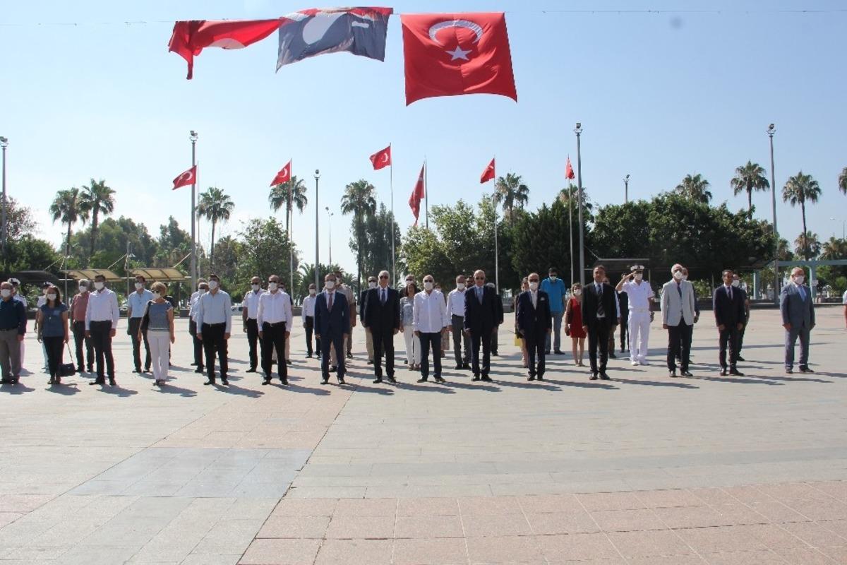 Mersin&rsquo;de Denizcilik ve Kabotaj Bayramı sade bir t&ouml;renle kutlandı
