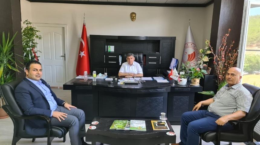 Başkan Yıldırım, M&uuml;d&uuml;r Kıyas ile bir araya geldi