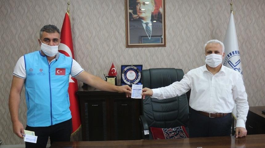 Ağrı İl M&uuml;ft&uuml;s&uuml; Top&ccedil;u&rsquo;dan ilk kurban bağışı