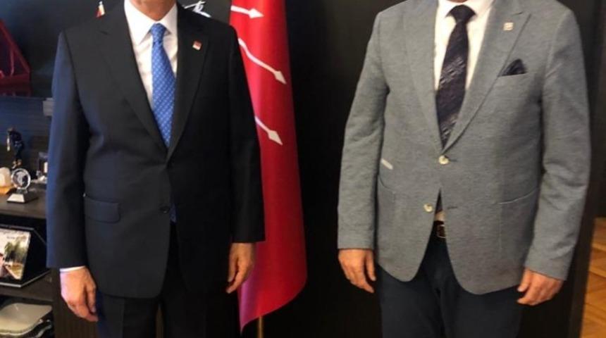 Başkan Bayar, Kılı&ccedil;daroğlu ile Eşref Ural&rsquo;ın partiye d&ouml;n&uuml;ş&uuml;n&uuml; konuştu