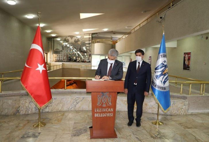 Vali Makas’tan Başkan Aksun’a iade-i ziyaret G1