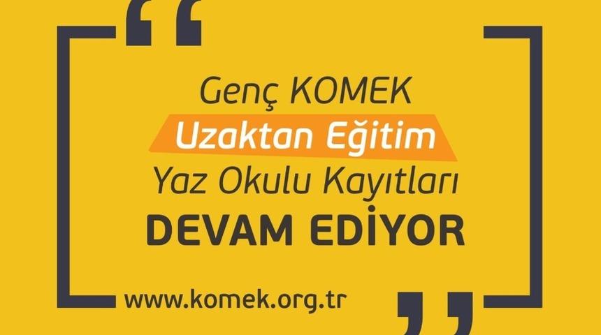 Genç KOMEK Yaz Okulu sürpriz hediyelerle çocukları bekliyor