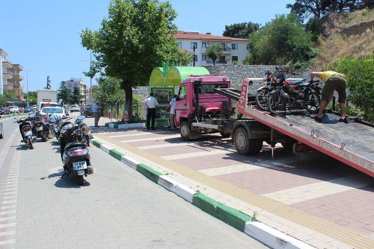 Bayramiç’te kasksız sürücülere ceza yağdı G2