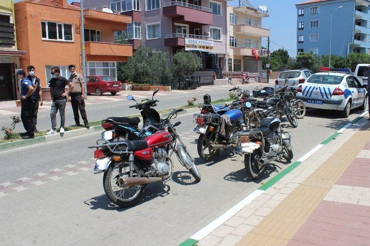 Bayramiç’te kasksız sürücülere ceza yağdı G4