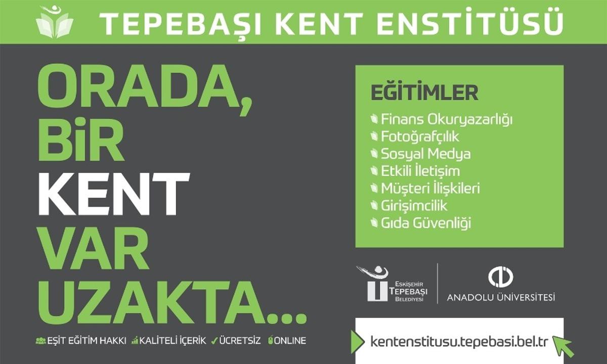 Tepebaşı Kent ve K&ouml;y Enstit&uuml;leninden 2 bin 760 &ouml;ğrenci yararlanıyor