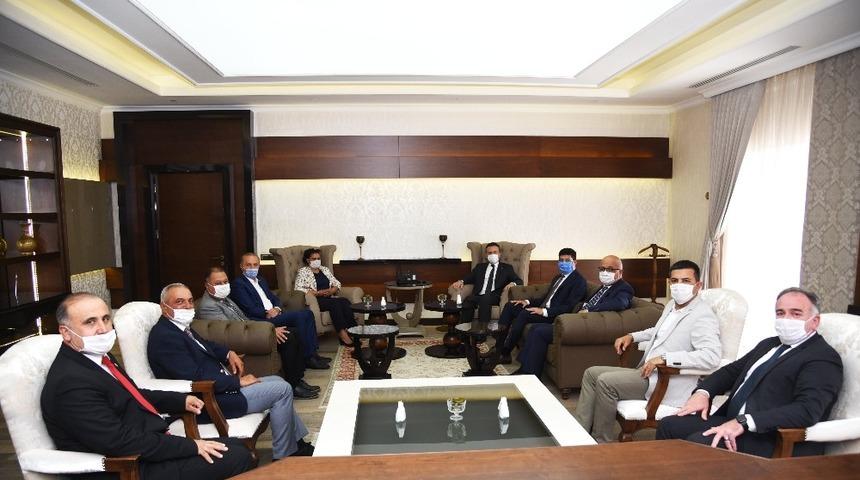 Başkan &Ccedil;er&ccedil;ioğlu&rsquo;ndan Vali Aksoy&rsquo;a hayırlı olsun ziyareti