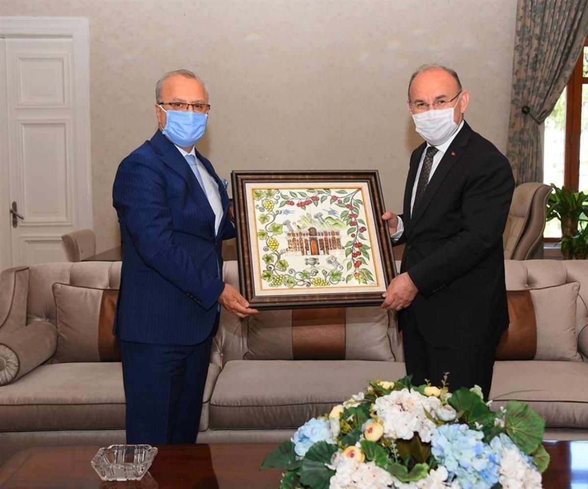 Başkan Kayda&rsquo;dan Vali Karadeniz&rsquo;e hayırlı olsun ziyareti