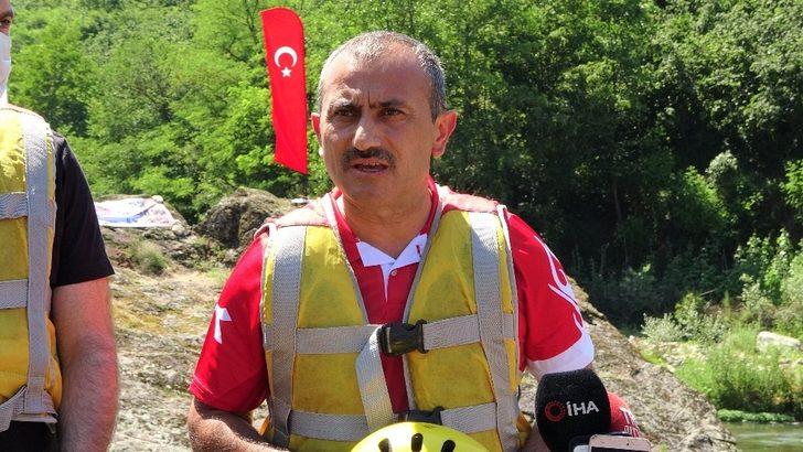 Ordu’da rafting için deneme turu atıldı G2
