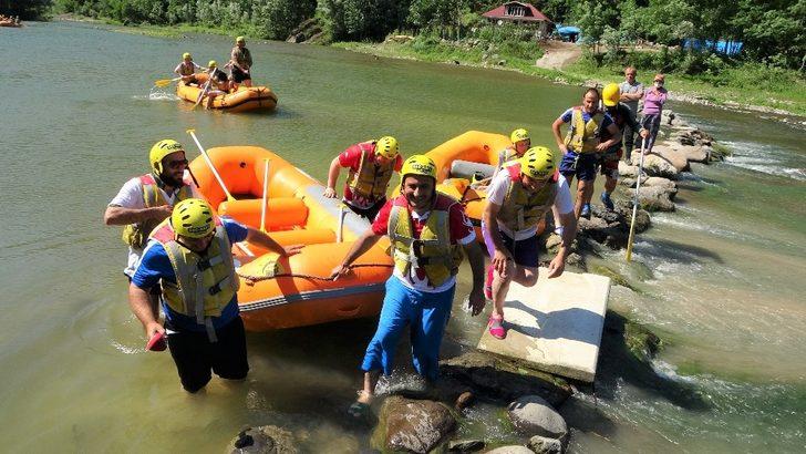 Ordu’da rafting için deneme turu atıldı G3