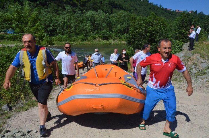 Ordu’da rafting için deneme turu atıldı G5