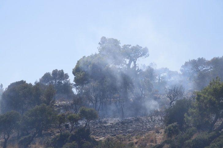 Seydikemer’deki orman yangınında 2 hektar alan zarar gördü G4