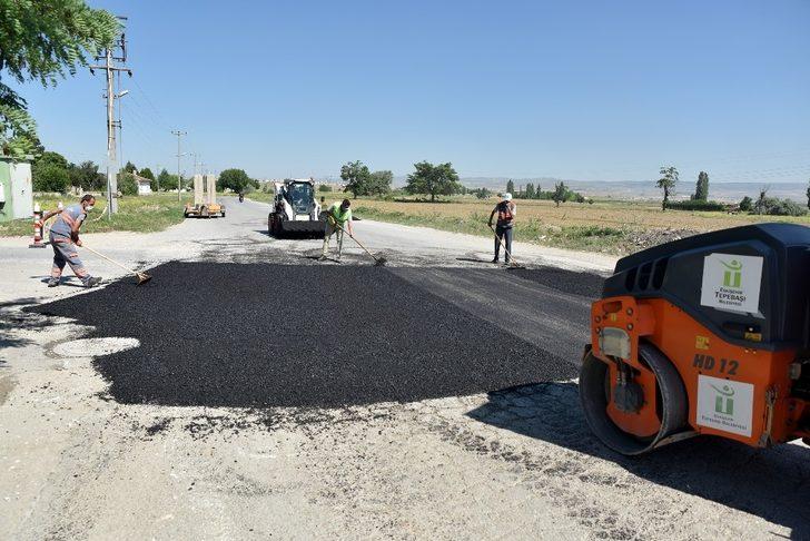 Tepebaşı Belediyesi üstyapı çalışmalarını hız kesmeden sürdürüyor G1