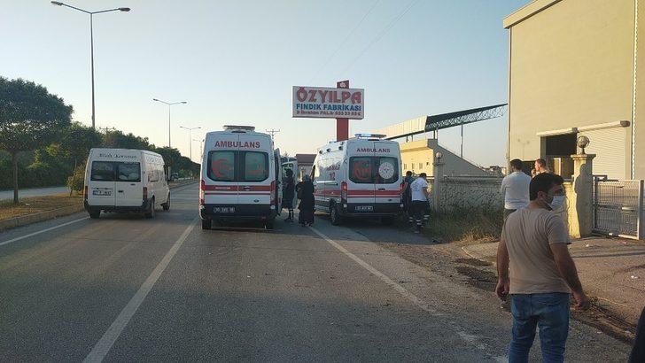 Çarşamba’da kaza: 5 yaralı G1