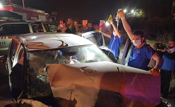 Bilecik'te iki otomobil çarpıştı: 6 yaralı G4