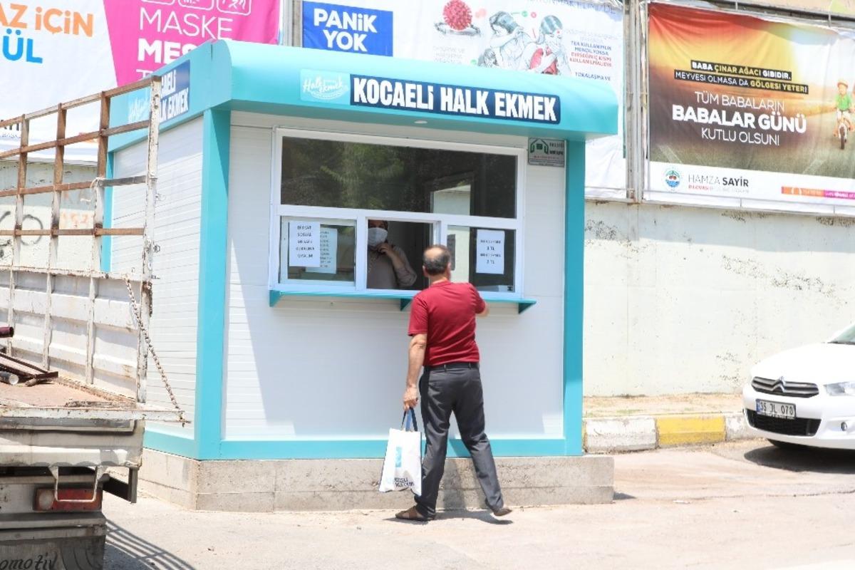 Dilovası&rsquo;nda halk ekmek satışı başladı