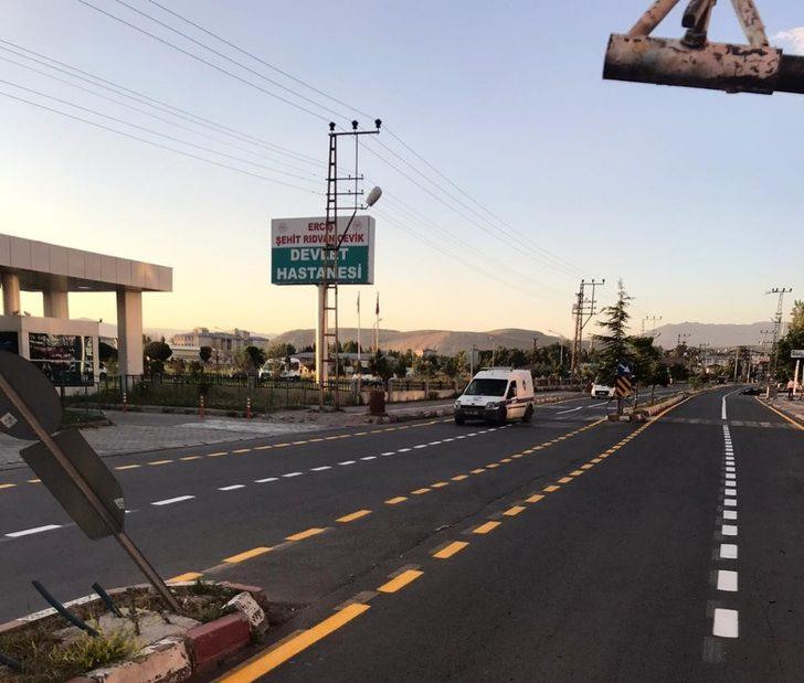 Erciş’te yol çizgileri yenilendi G2