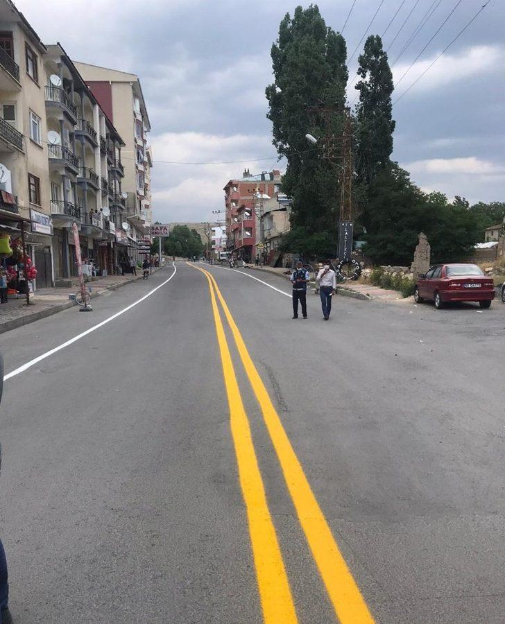 Erciş’te yol çizgileri yenilendi G5