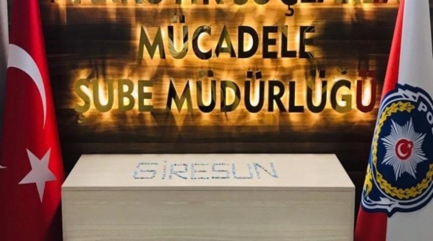 Giresun&rsquo;da uyuşturucu operasyonunda 1 kişi tutuklandı