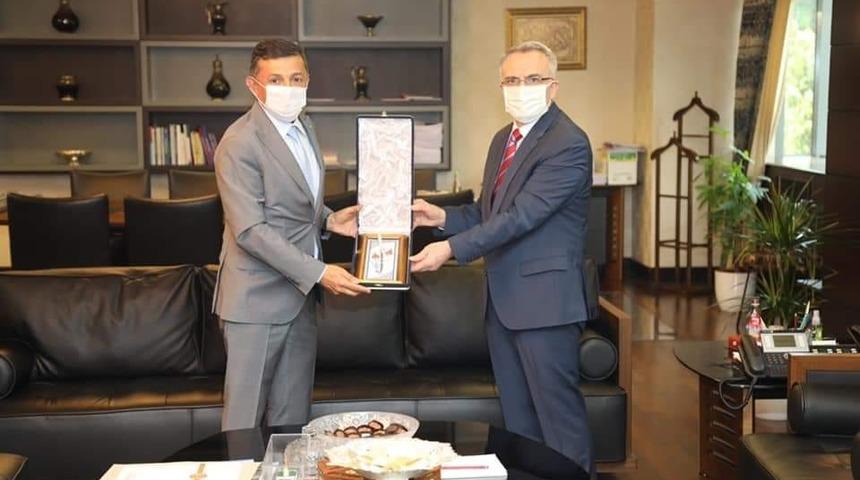 Erbaş, Ağbal’dan iki proje için destek istedi