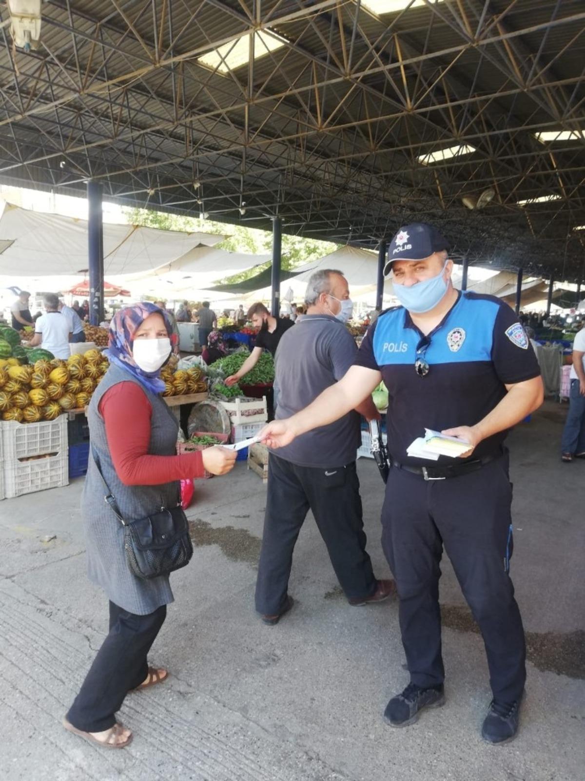 Kumluca emniyetinden broş&uuml;rleri uyarı