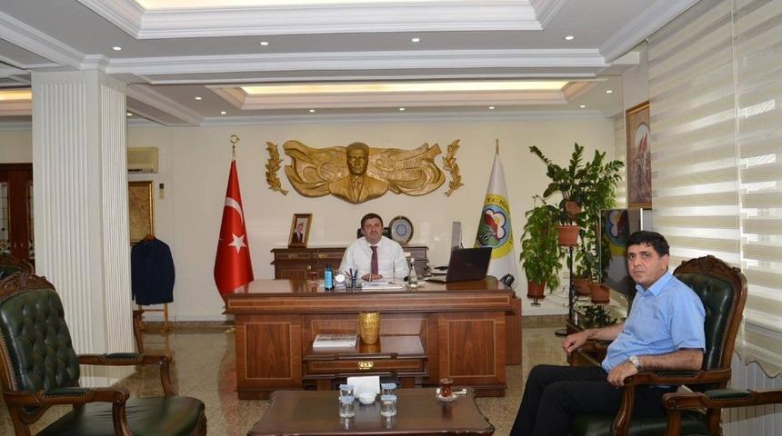 Rekt&ouml;r Alma, Vali H&uuml;seyin Engin Sarıibrahim&rsquo;i ziyaret etti