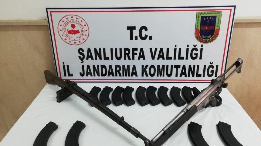 Şanlıurfa’da 2 adet uzun namlulu silah ele geçirildi