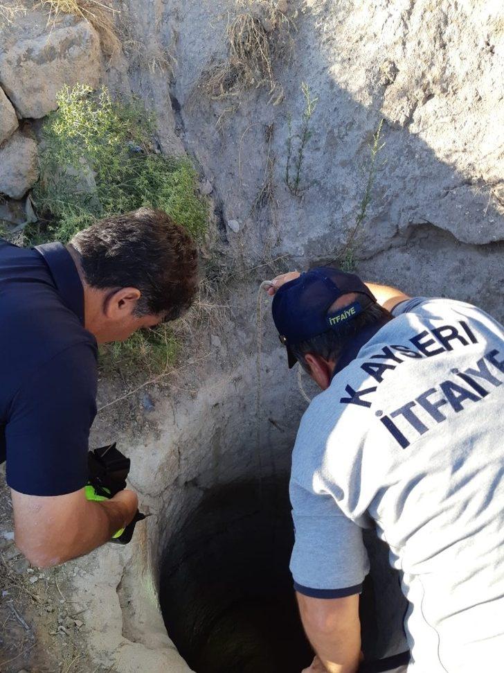 Kuyuya düşen kaz itfaiye ekiplerince kurtarıldı G2