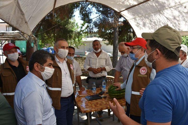 Karpuz üreticilerine hayırlı olsun ziyareti G3