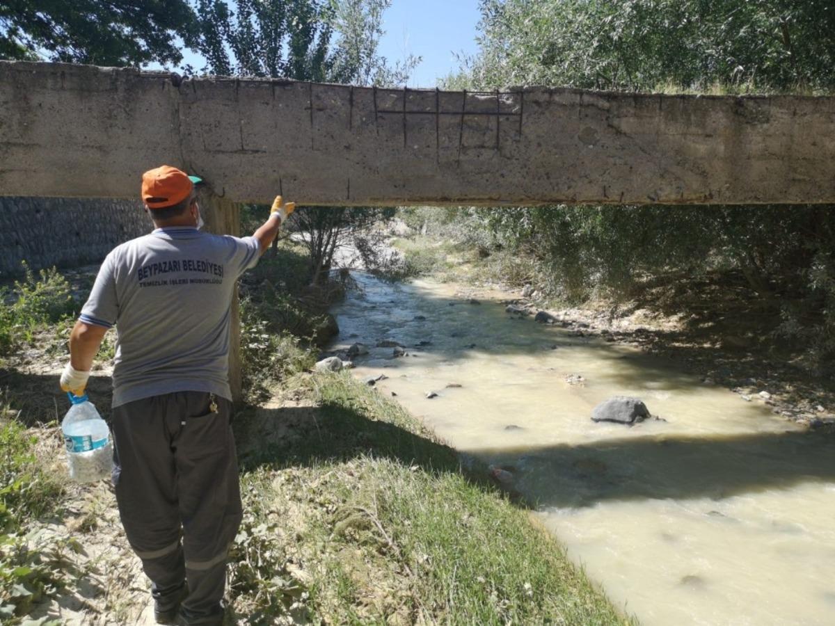 Beypazarı&rsquo;nda sivrisinek ve u&ccedil;kunlarla m&uuml;cadele &ccedil;alışmaları