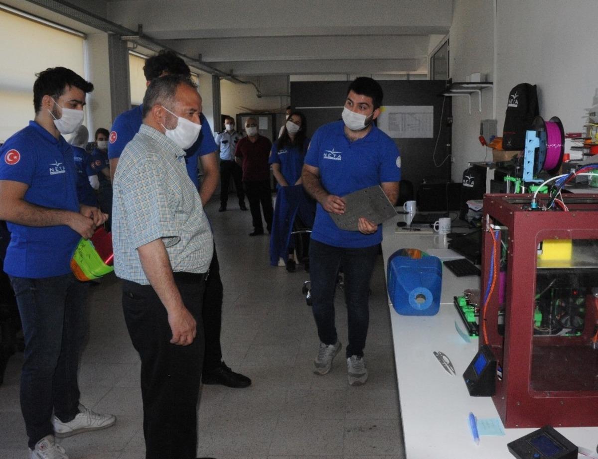 &Ccedil;ufalı, &Uuml;niversite Bilim Takımlarından Neta Aerospace&rsquo;yi ziyaret etti
