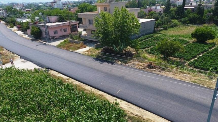 Hatay’da altyapısı tamamlanan bölgeler asfalt yola kavuşuyor