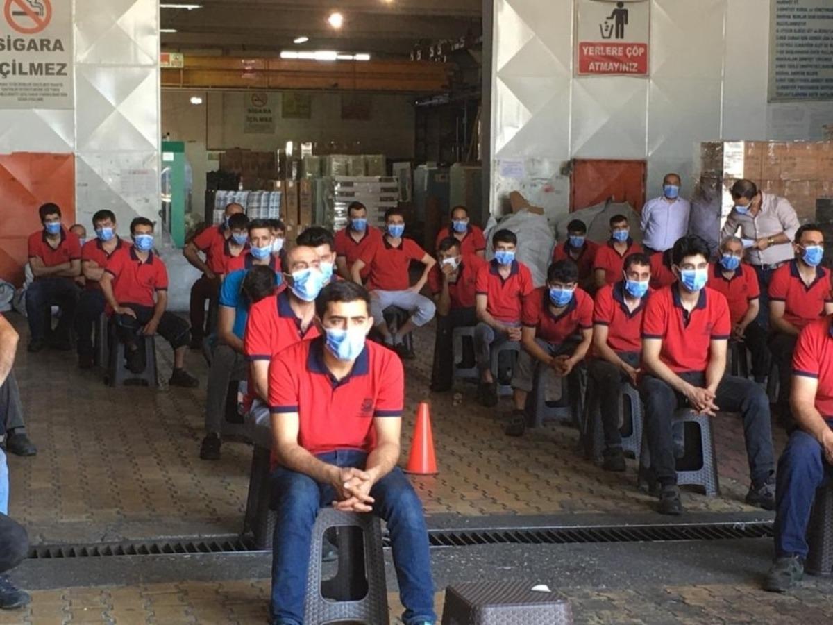 200 bin iş&ccedil;iye korona vir&uuml;s eğitimi