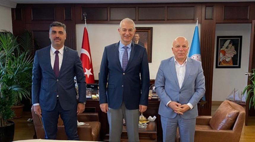 Başkan Sekmen, Milli Eğitim Bakanlığı&rsquo;ndaydı