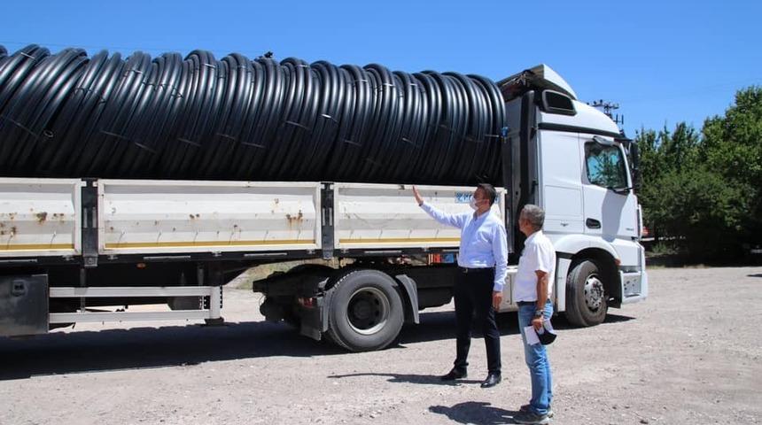 Ürgüp’ün TOKİ konutlarının içme suyu hattı değişiyor