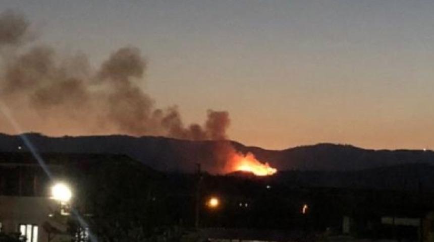 İzmir'de korkutan orman yangını