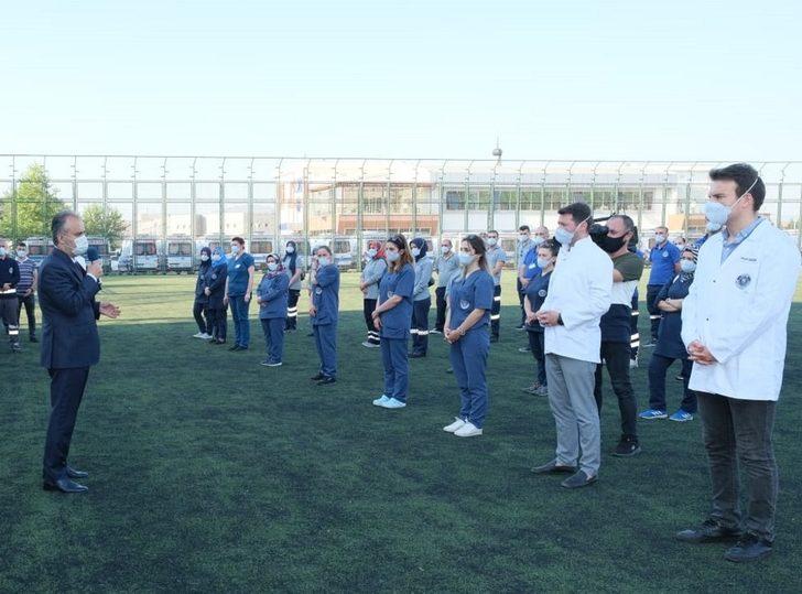 Bursa Büyükşehir Belediye Başkanı Alinur Aktaş sağlık personeli buluştu G2