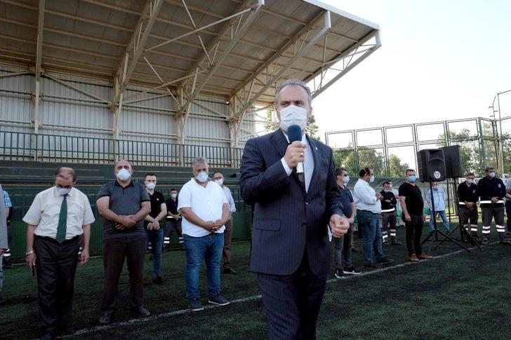 Bursa Büyükşehir Belediye Başkanı Alinur Aktaş sağlık personeli buluştu G3