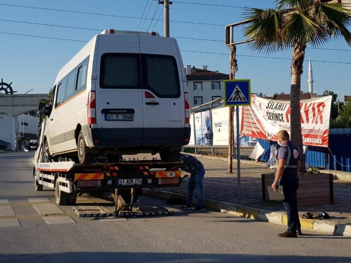 Korsan servis denetiminde 23 araca 50 bin lira ceza kesildi