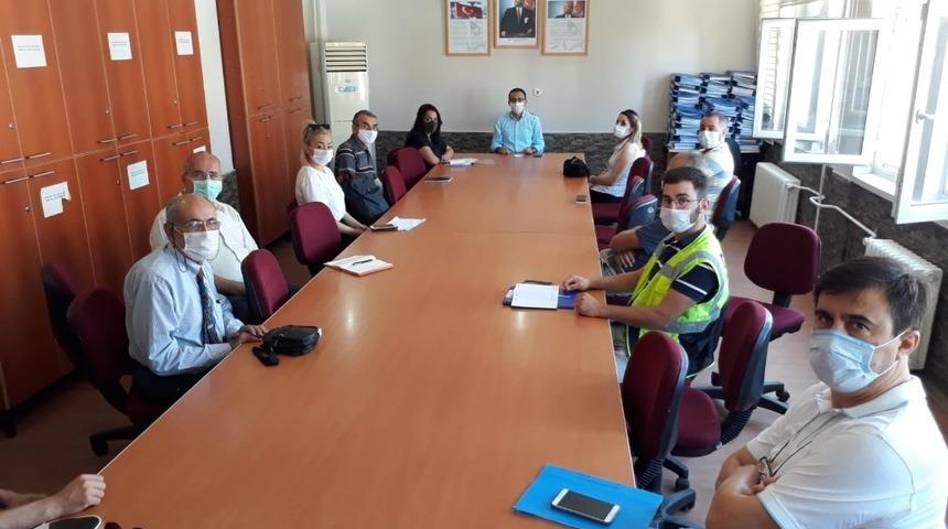 Kaymakam iş&ccedil;i sağlığı i&ccedil;in toplantı yaptı