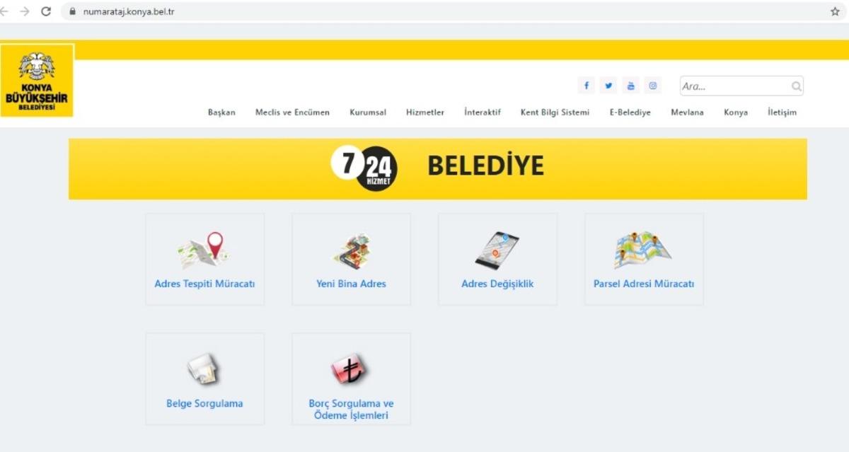 Konya&rsquo;da adres işlemleri artık internetten yapılacak