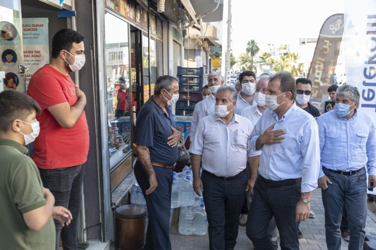 Başkan Se&ccedil;er, Kurdali Mahallesinde vatandaşlarla buluştu