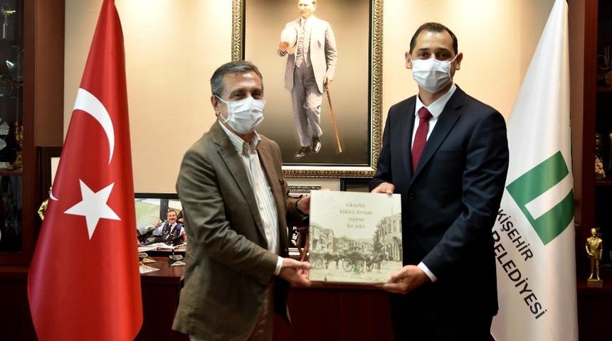 Basın İlan Kurumu M&uuml;d&uuml;r&uuml; Aşkın&rsquo;dan Başkan Ata&ccedil;&rsquo;a ziyaret