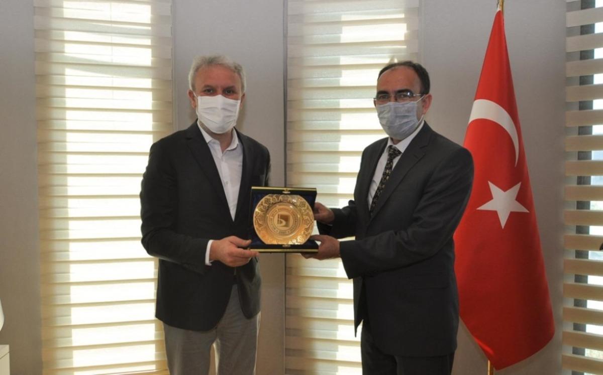 Rekt&ouml;r Beydemir İneg&ouml;l&rsquo;de temaslarda bulundu