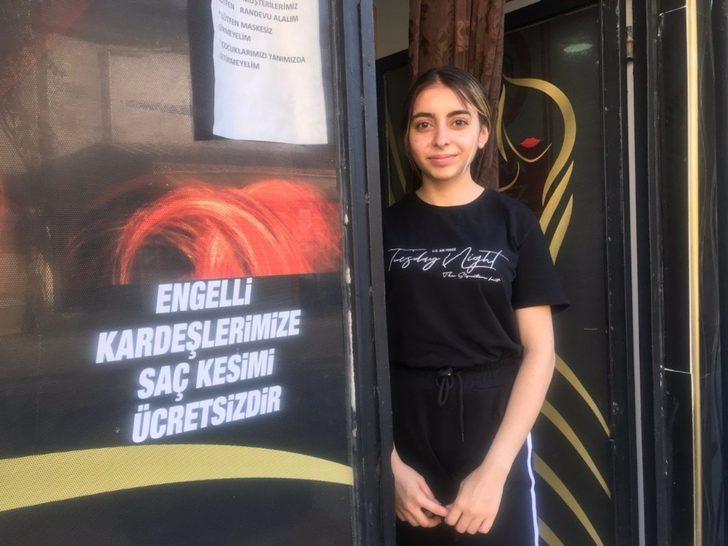 Kuaförden engellilere ücretsiz hizmet G1