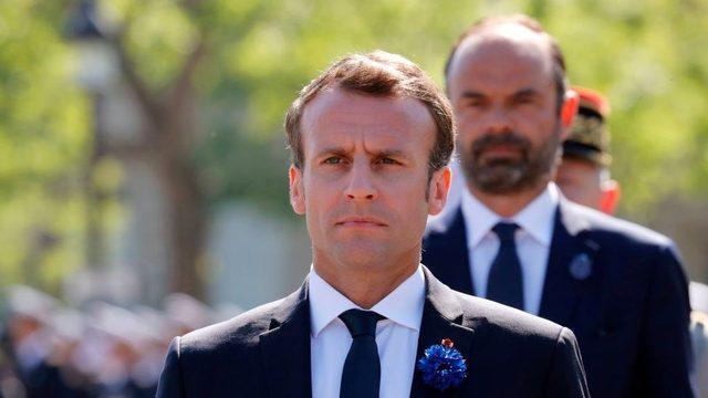 Fransa Cumhurbaşkanı Emmanuel Macron ve Başbakan Edouard Philippe